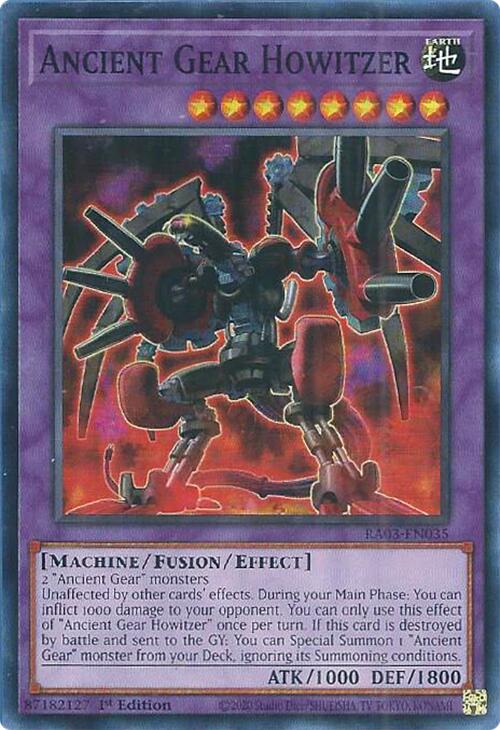 Ancient Gear Howitzer [RA03-EN035] Super Rare | Black Swamp Games