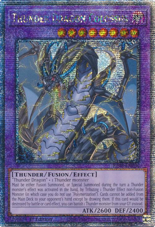 Thunder Dragon Colossus (Quarter Century Secret Rare) [RA03-EN036] Quarter Century Secret Rare | Black Swamp Games