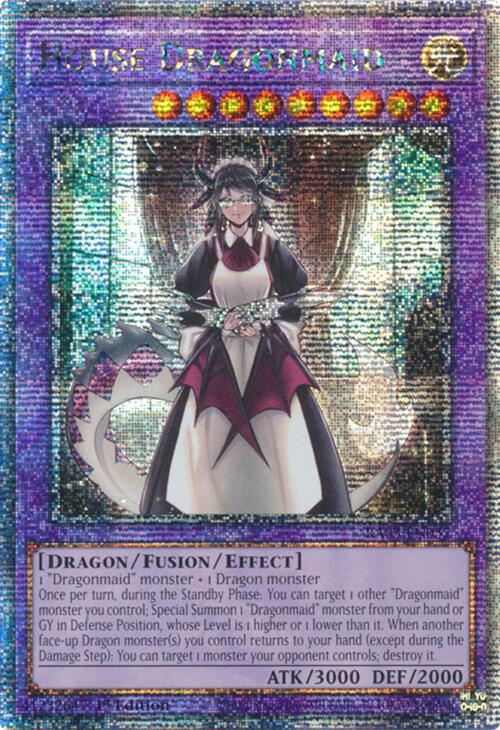 House Dragonmaid (Quarter Century Secret Rare) [RA03-EN037] Quarter Century Secret Rare | Black Swamp Games