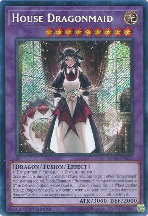 House Dragonmaid (Secret Rare) [RA03-EN037] Secret Rare | Black Swamp Games