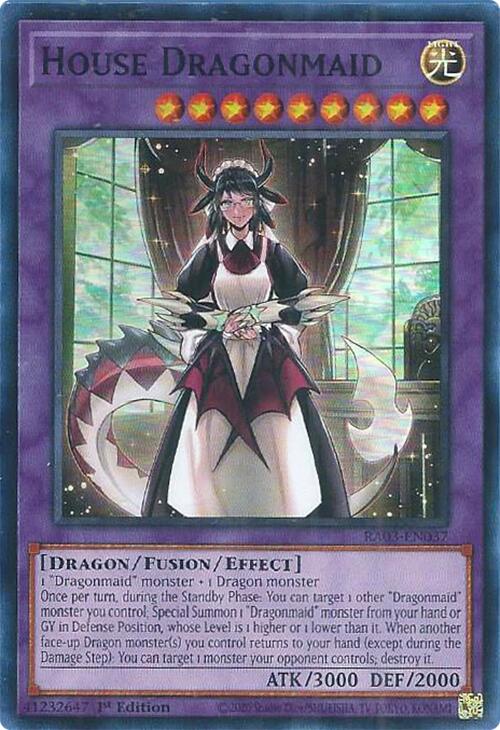 House Dragonmaid [RA03-EN037] Super Rare | Black Swamp Games