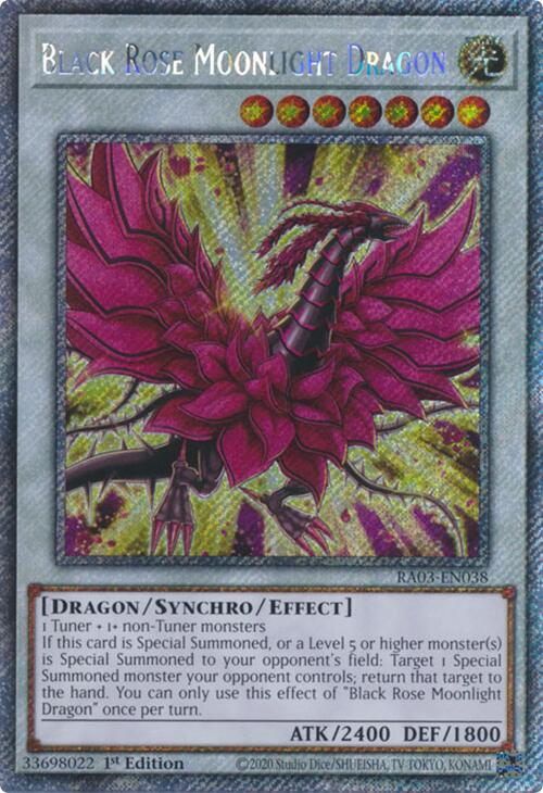 Black Rose Moonlight Dragon (Platinum Secret Rare) [RA03-EN038] Platinum Secret Rare | Black Swamp Games