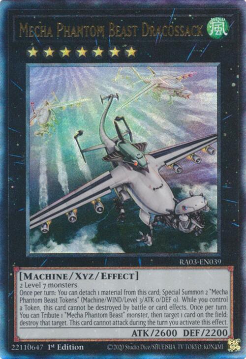 Mecha Phantom Beast Dracossack (UTR) [RA03-EN039] Prismatic Ultimate Rare | Black Swamp Games