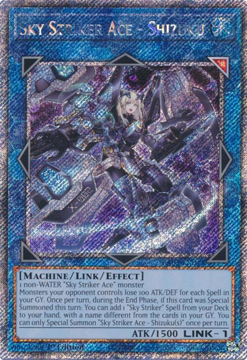 Sky Striker Ace - Shizuku (Platinum Secret Rare) [RA03-EN043] Platinum Secret Rare | Black Swamp Games