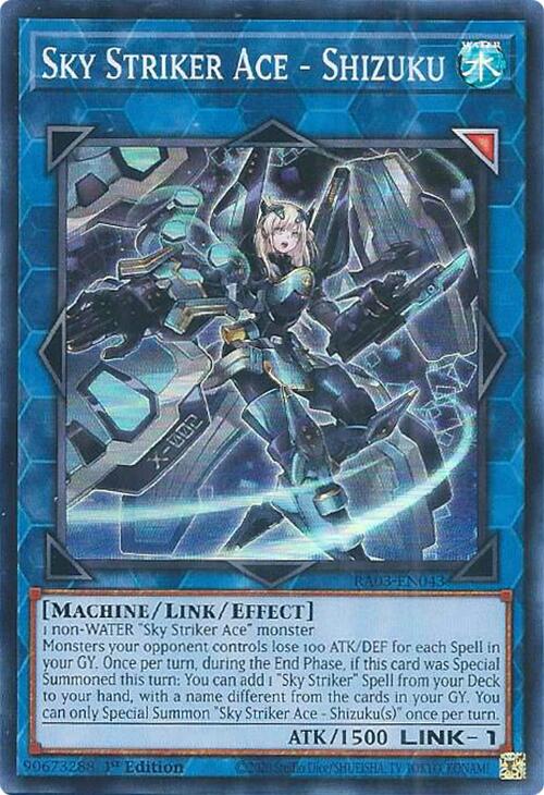 Sky Striker Ace - Shizuku [RA03-EN043] Super Rare | Black Swamp Games