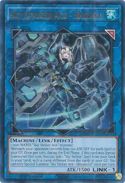 Sky Striker Ace - Shizuku (UR) [RA03-EN043] Ultra Rare | Black Swamp Games