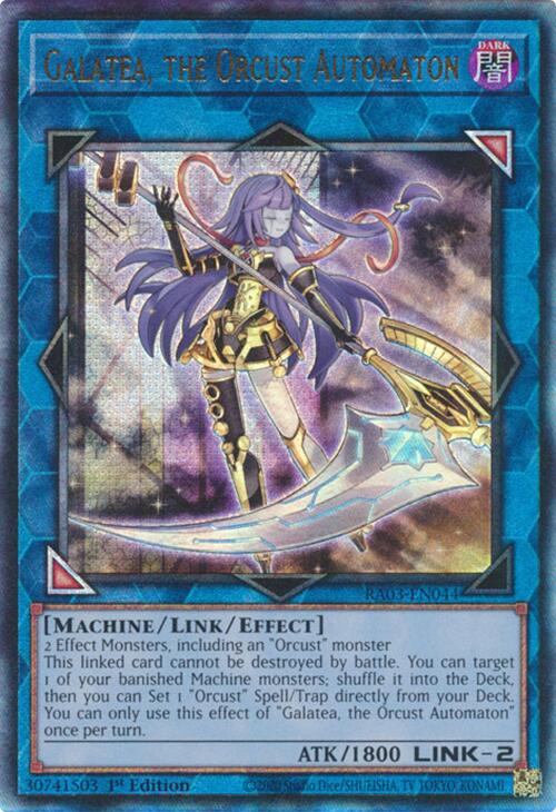 Galatea, the Orcust Automaton (UTR) [RA03-EN044] Prismatic Ultimate Rare | Black Swamp Games