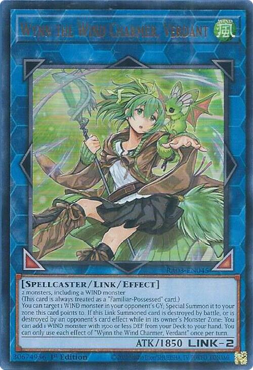 Wynn the Wind Charmer, Verdant (UR) [RA03-EN045] Ultra Rare | Black Swamp Games