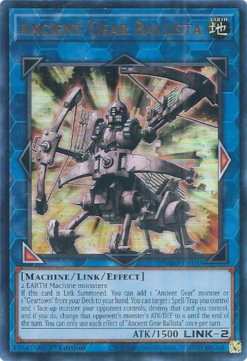 Ancient Gear Ballista (UR) [RA03-EN046] Ultra Rare | Black Swamp Games