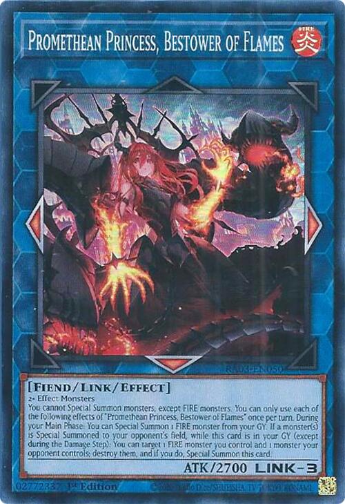 Promethean Princess, Bestower of Flames [RA03-EN050] Super Rare | Black Swamp Games