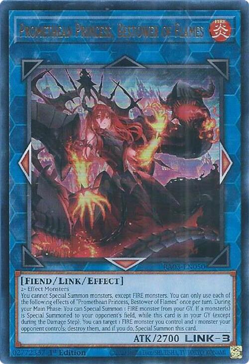 Promethean Princess, Bestower of Flames (UR) [RA03-EN050] Ultra Rare | Black Swamp Games