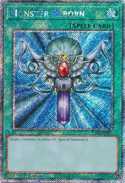 Monster Reborn (Platinum Secret Rare) [RA03-EN052] Platinum Secret Rare | Black Swamp Games