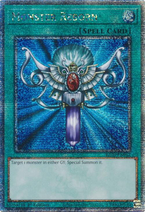 Monster Reborn (Quarter Century Secret Rare) [RA03-EN052] Quarter Century Secret Rare | Black Swamp Games