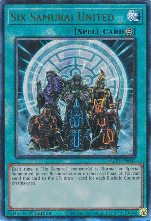 Six Samurai United (UTR) [RA03-EN054] Prismatic Ultimate Rare | Black Swamp Games