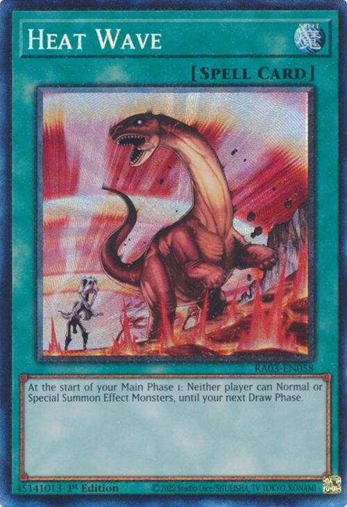 Heat Wave (CR) [RA03-EN058] Prismatic Collector's Rare | Black Swamp Games