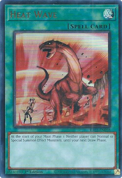 Heat Wave (UR) [RA03-EN058] Ultra Rare | Black Swamp Games