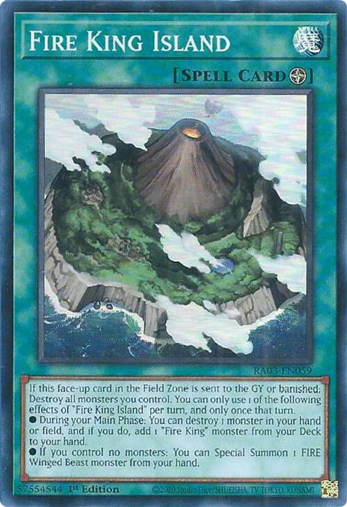 Fire King Island [RA03-EN059] Super Rare | Black Swamp Games
