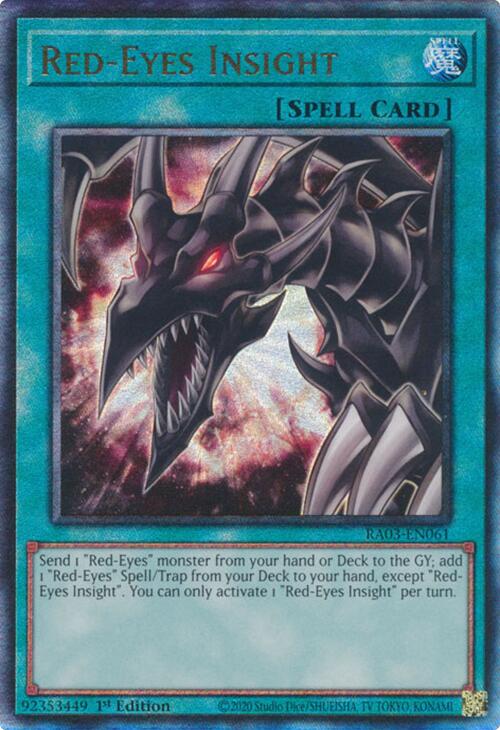 Red-Eyes Insight (UTR) [RA03-EN061] Prismatic Ultimate Rare | Black Swamp Games