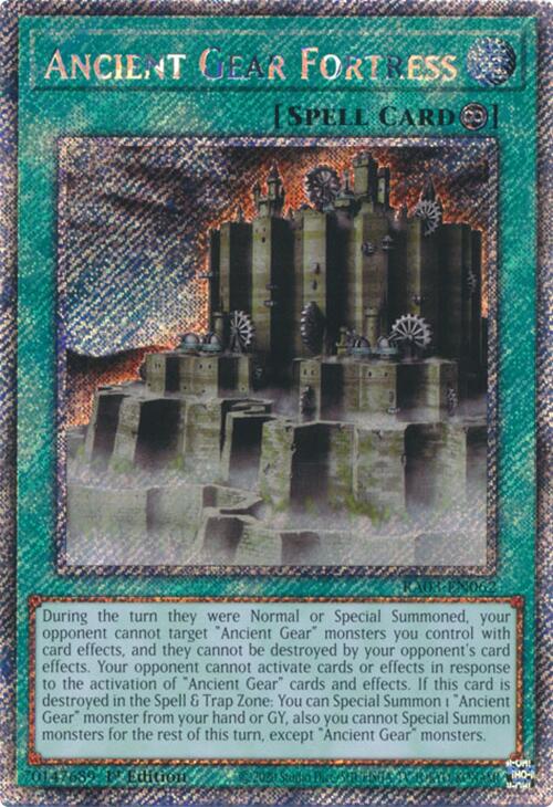 Ancient Gear Fortress (Platinum Secret Rare) [RA03-EN062] Platinum Secret Rare | Black Swamp Games