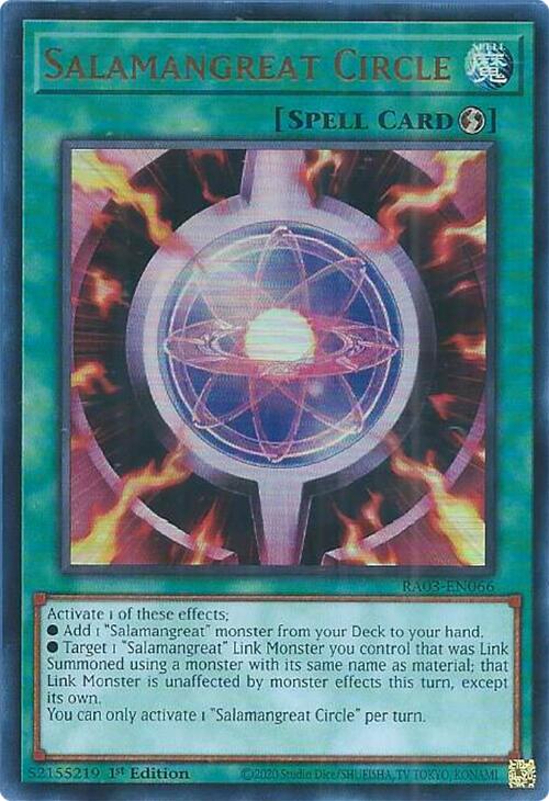 Salamangreat Circle (UR) [RA03-EN066] Ultra Rare | Black Swamp Games