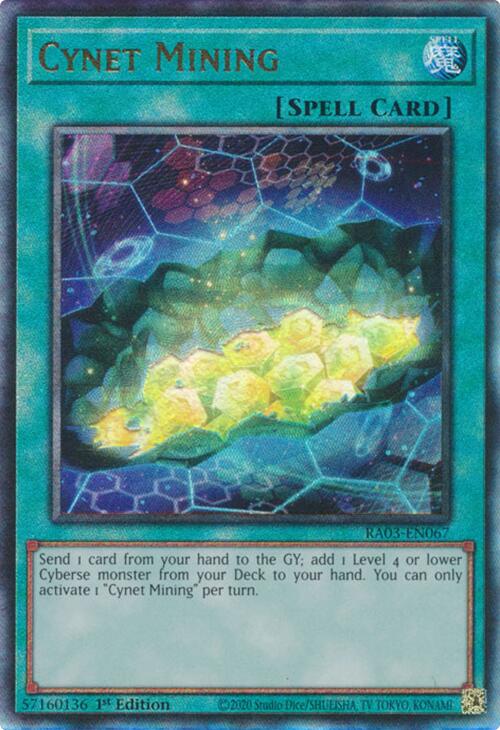 Cynet Mining (UTR) [RA03-EN067] Prismatic Ultimate Rare | Black Swamp Games