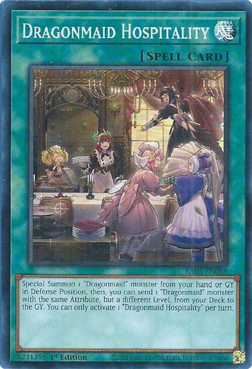 Dragonmaid Hospitality [RA03-EN068] Super Rare | Black Swamp Games