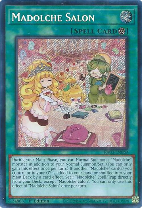 Madolche Salon (Secret Rare) [RA03-EN069] Secret Rare | Black Swamp Games