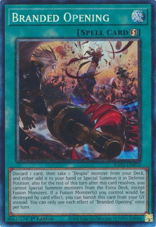 Branded Opening (CR) [RA03-EN070] Prismatic Collector's Rare | Black Swamp Games