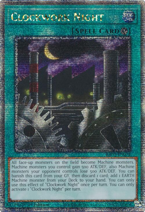 Clockwork Night (Quarter Century Secret Rare) [RA03-EN071] Quarter Century Secret Rare | Black Swamp Games