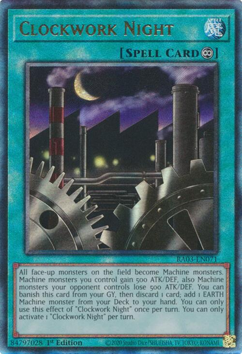 Clockwork Night (UTR) [RA03-EN071] Prismatic Ultimate Rare | Black Swamp Games