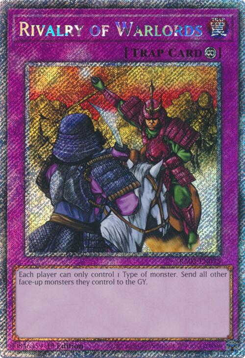Rivalry of Warlords (Platinum Secret Rare) [RA03-EN075] Platinum Secret Rare | Black Swamp Games