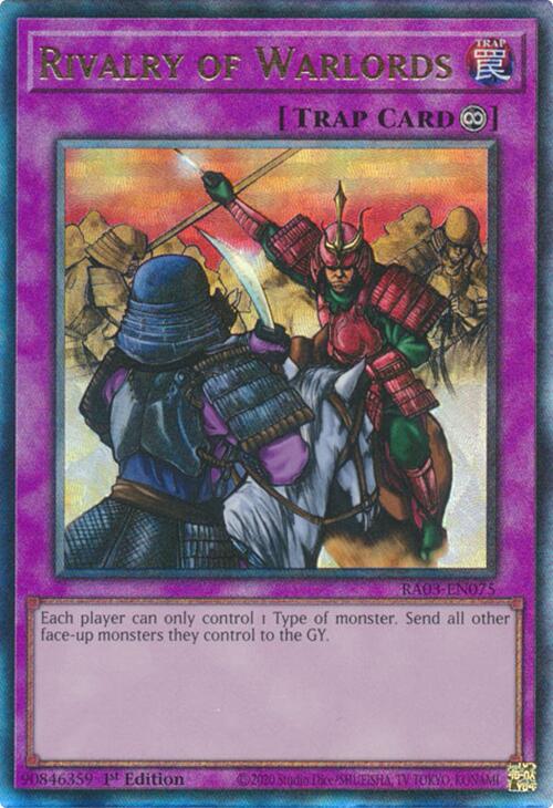 Rivalry of Warlords (UTR) [RA03-EN075] Prismatic Ultimate Rare | Black Swamp Games