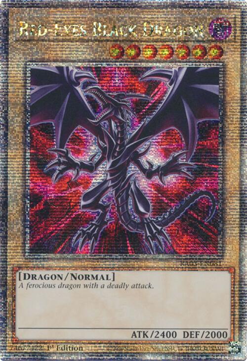 Red-Eyes Black Dragon (Quarter Century Secret Rare) [RA03-EN081] Quarter Century Secret Rare | Black Swamp Games