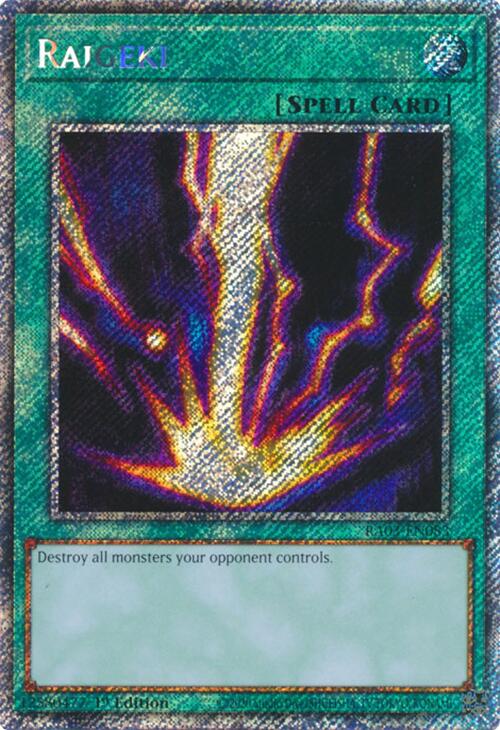 Raigeki (Platinum Secret Rare) [RA03-EN083] Platinum Secret Rare | Black Swamp Games