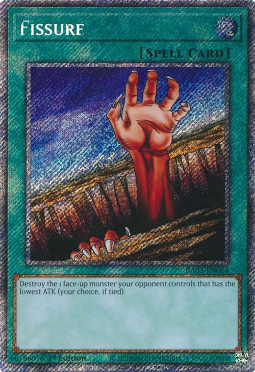 Fissure (Platinum Secret Rare) [RA03-EN084] Platinum Secret Rare | Black Swamp Games