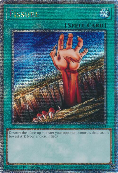 Fissure (Quarter Century Secret Rare) [RA03-EN084] Quarter Century Secret Rare | Black Swamp Games