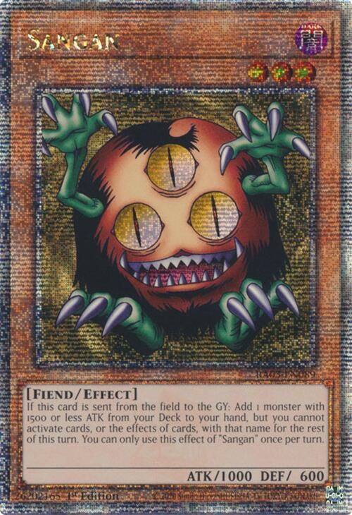 Sangan (Quarter Century Secret Rare) [RA03-EN089] Quarter Century Secret Rare | Black Swamp Games