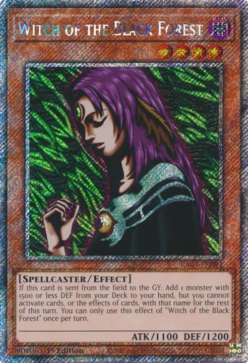 Witch of the Black Forest (Platinum Secret Rare) [RA03-EN091] Platinum Secret Rare | Black Swamp Games