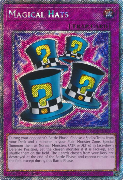 Magical Hats (Platinum Secret Rare) [RA03-EN107] Platinum Secret Rare | Black Swamp Games