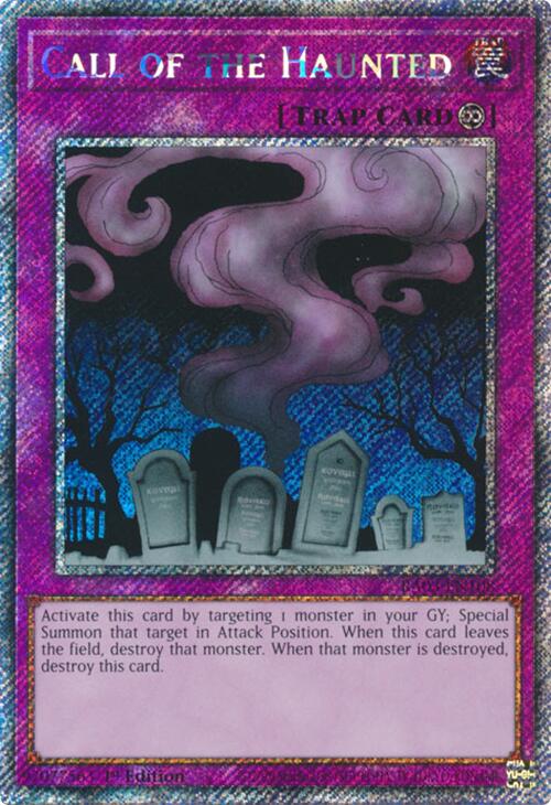 Call of the Haunted (Platinum Secret Rare) [RA03-EN108] Platinum Secret Rare | Black Swamp Games
