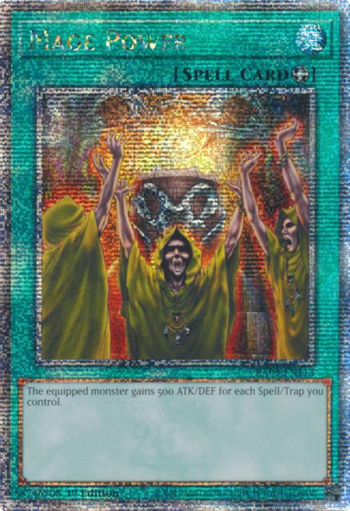 Mage Power (Quarter Century Secret Rare) [RA03-EN113] Quarter Century Secret Rare | Black Swamp Games