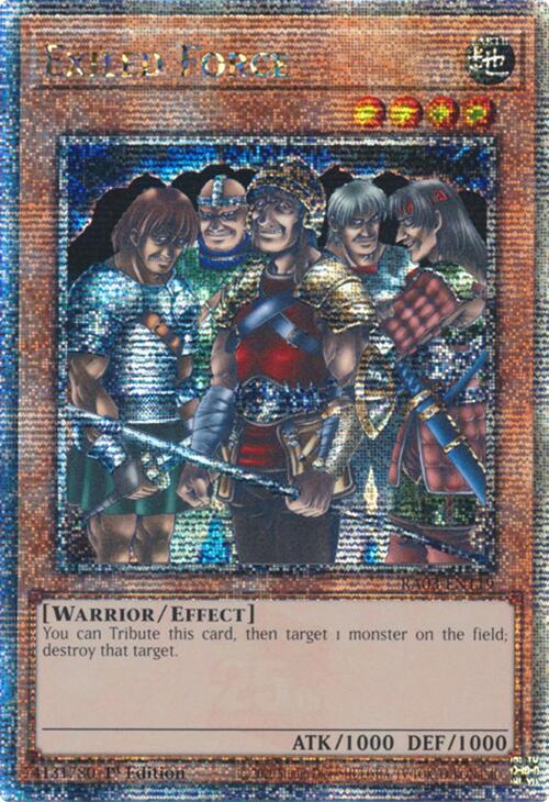 Exiled Force (Quarter Century Secret Rare) [RA03-EN119] Quarter Century Secret Rare | Black Swamp Games