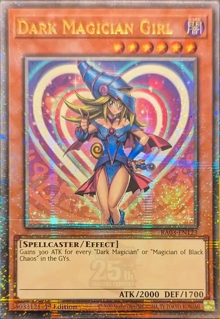 Dark Magician Girl (Quarter Century Secret Rare) [RA03-EN123] Quarter Century Secret Rare | Black Swamp Games