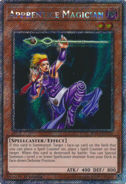 Apprentice Magician (Platinum Secret Rare) [RA03-EN124] Platinum Secret Rare | Black Swamp Games