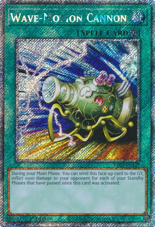 Wave-Motion Cannon (Platinum Secret Rare) [RA03-EN127] Platinum Secret Rare | Black Swamp Games