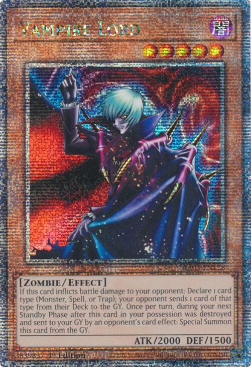 Vampire Lord (Quarter Century Secret Rare) [RA03-EN128] Quarter Century Secret Rare | Black Swamp Games