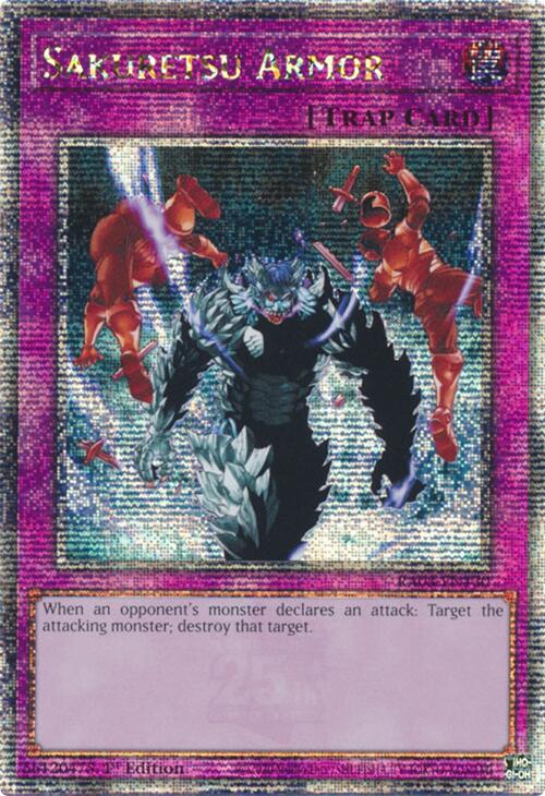 Sakuretsu Armor (Quarter Century Secret Rare) [RA03-EN130] Quarter Century Secret Rare | Black Swamp Games