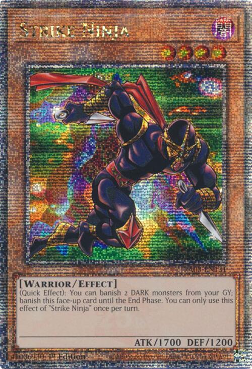 Strike Ninja (Quarter Century Secret Rare) [RA03-EN131] Quarter Century Secret Rare | Black Swamp Games