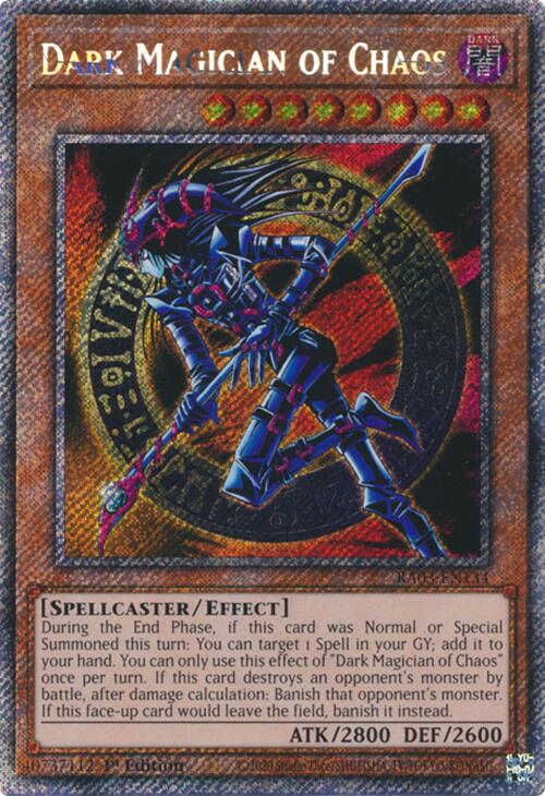 Dark Magician of Chaos (Platinum Secret Rare) [RA03-EN134] Platinum Secret Rare | Black Swamp Games