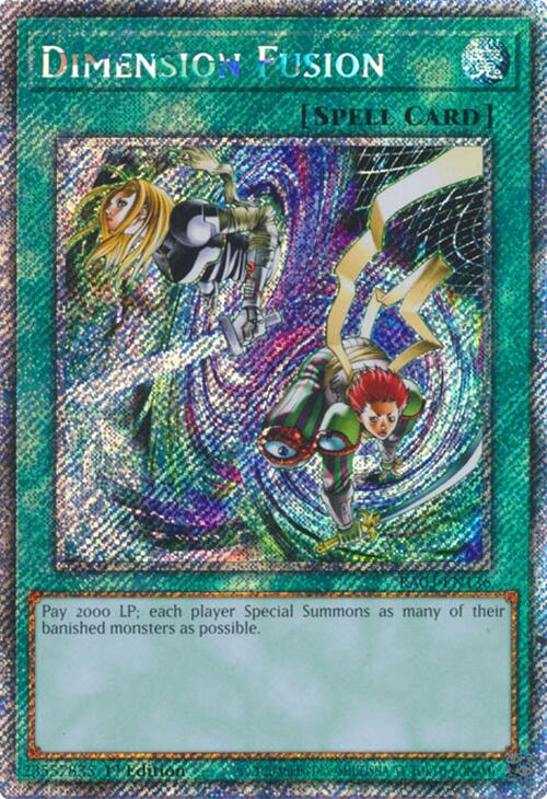 Dimension Fusion (Platinum Secret Rare) [RA03-EN136] Platinum Secret Rare | Black Swamp Games